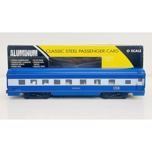K-Line CSXT "Michigan" Aluminum 15" Conference Passenger Car K4612-10001 - Picture 1 of 14